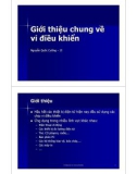 Giới thiệu chung về vi điều khiển - Nguyễn Quốc Cường