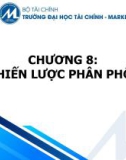 Bài giảng Nguyên lý marketing - Chương 8: Chiến lược phân phối (Trường ĐH Tài chính - Marketing)