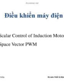 Bài giảng Điều khiển máy điện: Scalar Control of Induction Motor & Space Vector PWM - Nguyễn Ngọc Tú