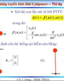 Bài giảng lý thuyết điều khiển tự động - Hệ thống điều khiển phi tuyến part 10