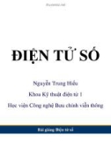 TÀI LIỆU MÔN ĐIỆN TỬ SỐ