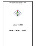 Giáo trình Cấp thoát nước - Trường Cao đẳng nghề Đồng Tháp