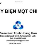 Bài giảng Máy điện: Chương 5 (phần 1) - Trịnh Hoàng Hơn