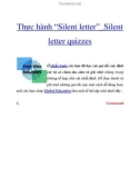 Thực hành 'Silent letter'