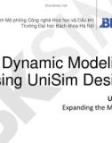 Dynamic modeling using unisim design: Unit 6 - Expanding the model