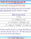 Bài giảng lý thuyết điều khiển tự động - Đánh giá chất lượng hệ thống điều khiển part 7