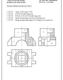 Đáp án đề thi học kỳ môn Vẽ kỹ thuật (Hệ 2 tín chỉ) - ĐH Sư phạm Kỹ thuật