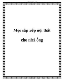 Mẹo sắp xếp nội thất cho nhà ống