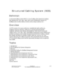 Structured Cabling System (SCS)