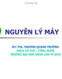 Bài giảng Nguyên lý máy: Chương 2 - ThS. Trương Quang Trường