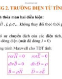 Bài giảng Trường điện từ: Chương 2 - ThS. Nguyễn Thị Linh Phương