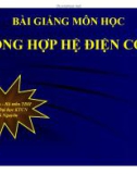 Bài giảng Tổng hợp hệ điện cơ 1: Chương 1