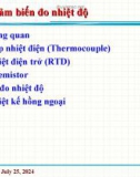 Bài giảng Cảm biến công nghiệp - Chương 3