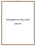 Kinh nghiệm học Tiếng Anh tốt nhất (P1)