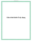 Giáo trình Kinh tế xây dựng