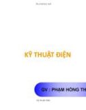 Bài giảng Kỹ thuật điện: Chương 1 - Phạm Hồng Thanh