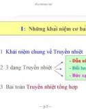 Bài giảng Truyền nhiệt VP - Bài 1: Những khái niệm cơ bản - TS. Hà Anh Tùng (ĐH Bách khoa TP.HCM)