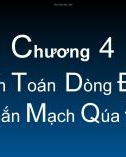 Bài giảng Phân tích ngắn mạch trong Hệ thống điện: Chương 4 - TS. Trương Ngọc Minh