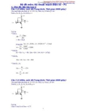 Bộ đề môn: Kỹ thuật mạch điện tử