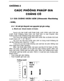 CÁC PHƯƠNG PHÁP GIA CÔNG CƠ