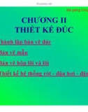 Bài giảng Công nghệ Đúc - Chương II: Thiết kế đúc