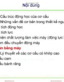 Bài giảng Nguyên lý máy: Bài 4 - TS. Nguyễn Xuân Hạ