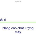 Bài giảng Nguyên lý máy: Bài 6 - TS. Nguyễn Trọng Du