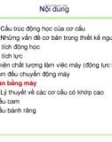 Bài giảng Nguyên lý máy: Bài 4 - Cân bằng máy