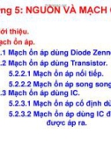 Bài giảng Kỹ thuật điện: Chương 5 - Nguồn và mạch ổn áp