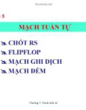 Bài giảng Kỹ thuật số: Chương 5 - ThS. Lưu Văn Đại