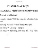 Bài giảng môn Kỹ thuật điện – Chương 5: Khái niệm chung về máy điện