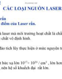 Bài giảng Kỹ thuật Laser trong chế tạo cơ khí: Chương 2 - TS. Nguyễn Thành Đông