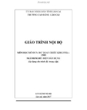 Giáo trình Động cơ xoay chiều không đồng bộ 3 pha (Nghề: Điện dân dụng) - Trường CĐ Cộng đồng Lào Cai