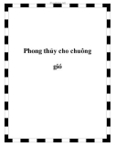 Phong thủy cho chuông gió