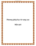 Phương pháp học từ vựng cực hiệu quả