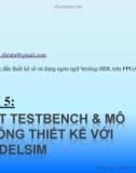 Hướng dẫn thiết kế số sử dụng ngôn ngữ Verilog-HDL trên FPGA: Bài 5