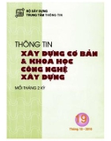 Thông tin Xây dựng cơ bản và khoa học công nghệ xây dựng – Số 19/2016