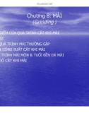 Bài giảng Nguyên lý và dụng cụ cắt: Chương 8 - Cao Thanh Long