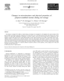 Changes in microstructures and physical properties of polymer-modified mortars during wet storage