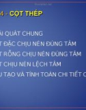 Bài giảng Kết cấu thép 1 - Chương 4 (phần 2): Cột thép