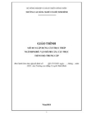 Giáo trình Lắp dựng cần trục tháp (Nghề: Vận hành cần cầu trục - Trung cấp) - Trường Cao đẳng Cơ giới Ninh Bình (2021)