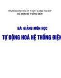 Bài giảng môn học Tự động hóa hệ thống điện