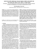 Khảo sát thủy điện bậc thang trong chiến lược điều độ tiết kiệm hệ thống thủy điện và nhiệt điện