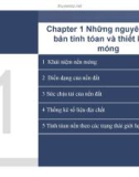 Bài giảng môn Địa cơ nền móng (TS Nguyễn Minh Tâm) - Chương 1 (Phần 1)