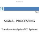 Lecture Signal processing: Transform analysis of LTI systems - Nguyễn Công Phương