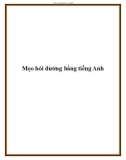 Mẹo hỏi đường bằng tiếng Anh