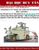 Bài giảng An toàn lao động: Chương 4 - Đại học Duy Tân