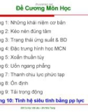 Sức bền vật liệu - Chương 10