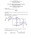 Đề thi & đáp án lý thuyết Điện tử dân dụng năm 2012 (Mã đề LT10)