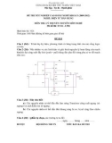 Đề thi & đáp án lý thuyết Điện tử dân dụng năm 2012 (Mã đề LT4)